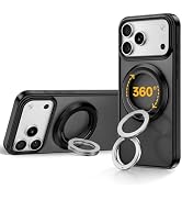 SYNCWIRE Magnetic Phone Ring Holder, for MagSafe Phone Grip Stand Kickstand | 360° Rotation, Doub...