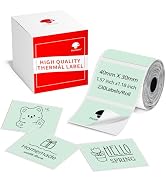 Phomemo Thermal Labels for M110/M120/M220/M150/M250/M221 Label Maker, Self-Adhesive Thermal Label...