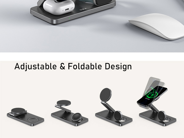 3 in 1 wireless charging station