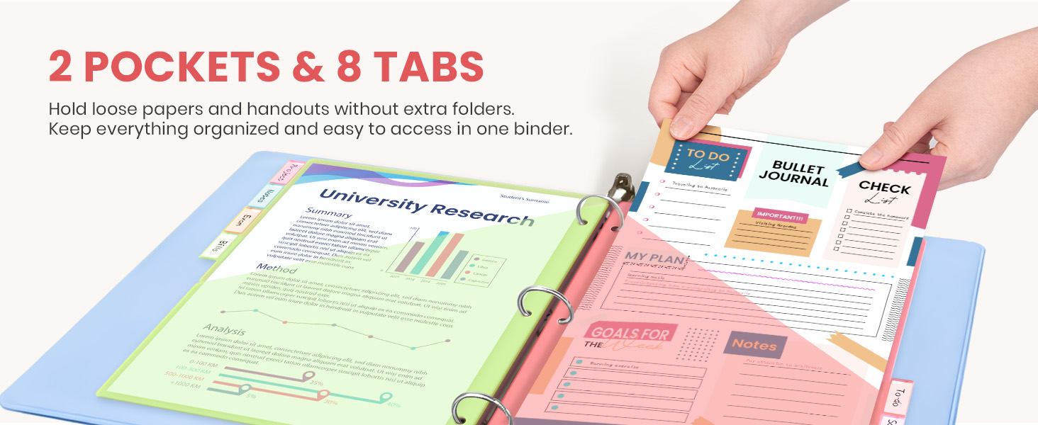 8-Tab Binder Dividers