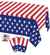 Smiry Disposable Table Cloth 3 Pack, 54 x 108 Inch Waterproof Plastic Tablecloth, Decorative Rect...