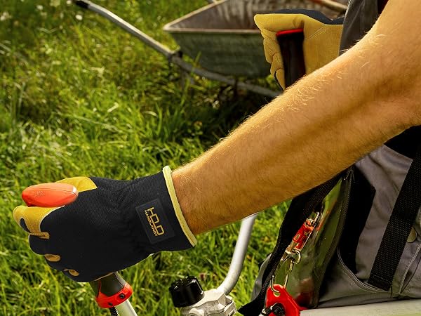 leather gardening yard work gloves men women gift