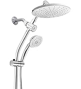 Niagara Conservation California Compliant Water-Efficiency ShowerRail Kit with 1.75 GPM 9 inch Ra...