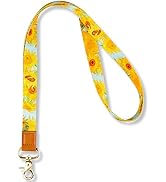 Teskyer Cool Neck Lanyard for Men & Women, Lanyard for ID Badge Holder Wallet, Stylish Lanyard fo...