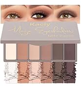 HHLTOH 6 Colors Mini Nude Brown Neutral Eye Shadow Palette Makeup for Older Women, Matte Shimmer ...