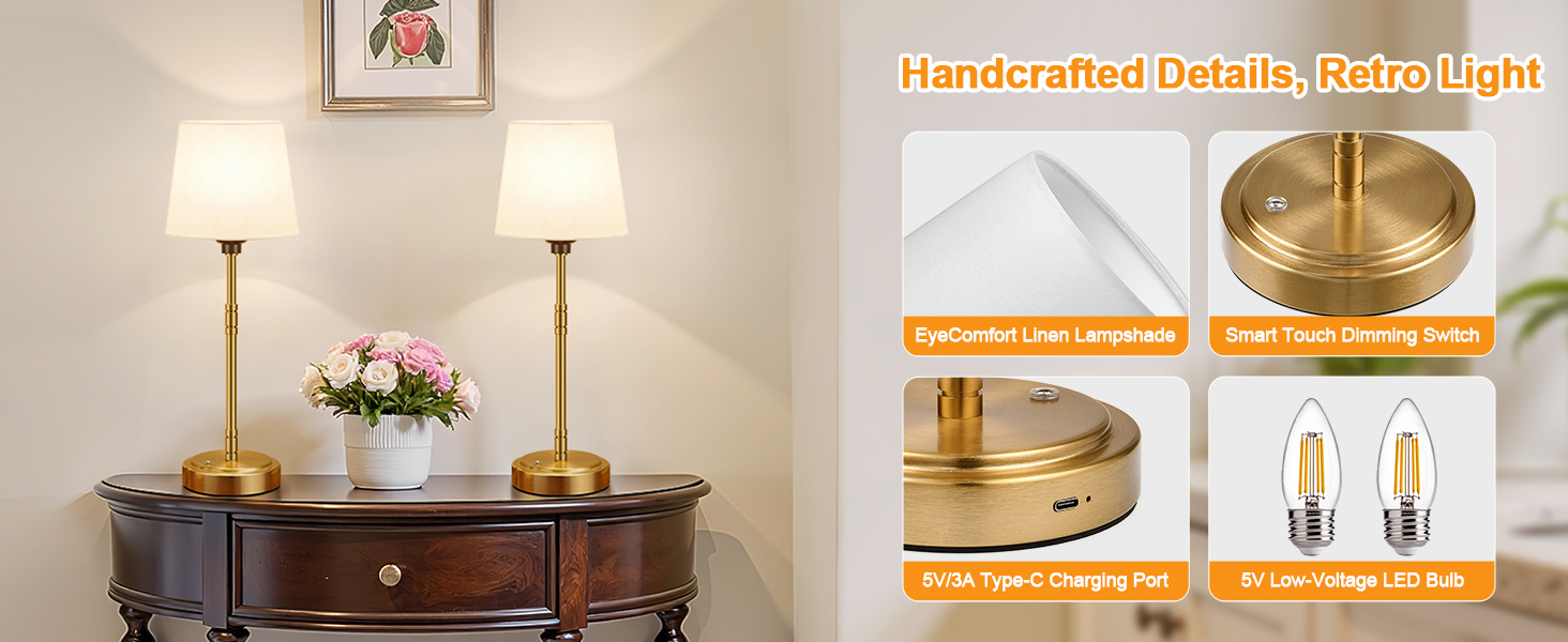 Table lamp details