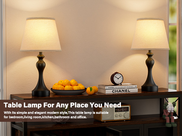 table lamps set of 2