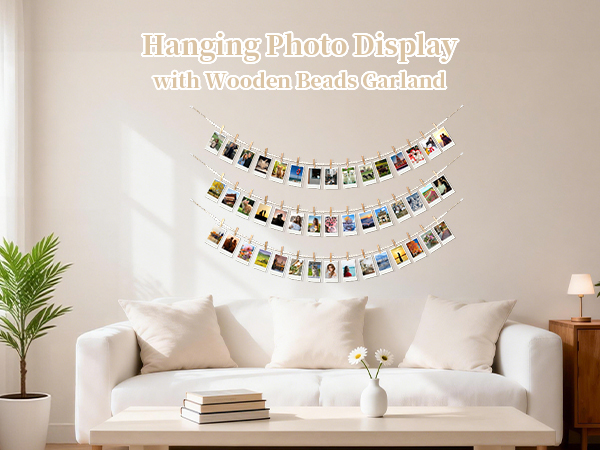 photo wall display