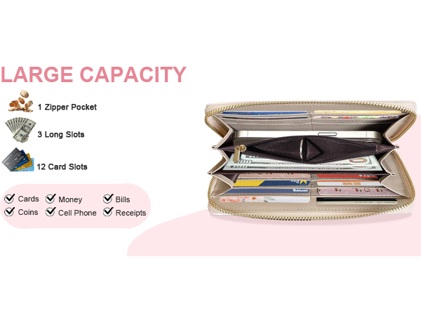 checkbook wallet cash wallets for women card holder wallet