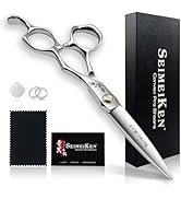 6 Inch Professional Hair Cutting Scissors – Japanese VG10 Stainless Steel, Extremely Sharp Convex...