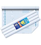 Chell 4 Pack Clear Contact Paper Roll for Books, 17.5in x 5ft Clear Self Adhesive Book Cover Pape...