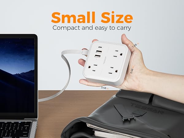 Power strips with surge protection
