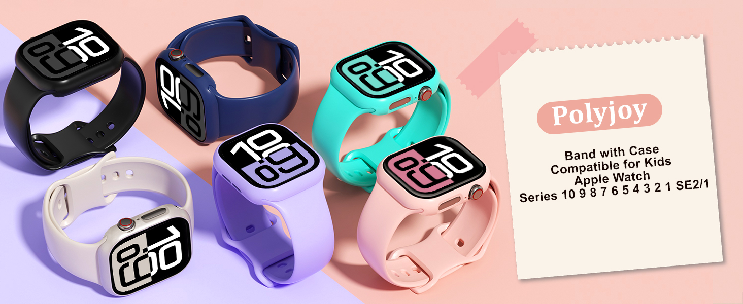 kids apple watch band with case