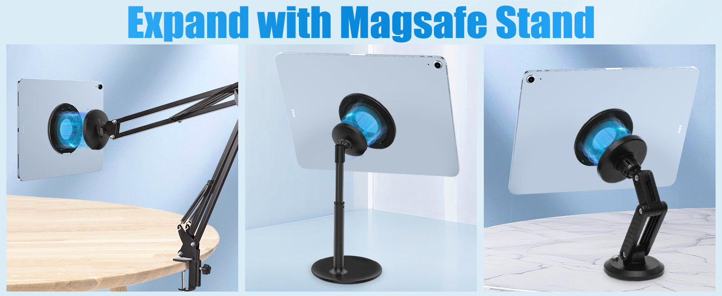 This Magnetic Ring Holder can use with magsafe stand