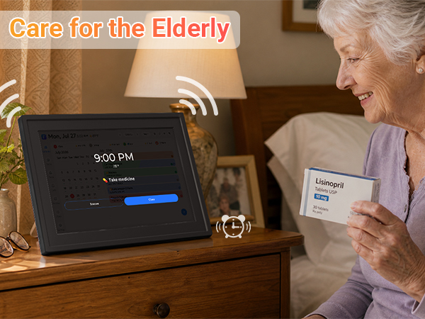 digital calendar wall touch screen