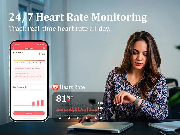 24/7 Heart Rate Monitor
