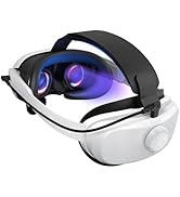 YOGES Battery Head Strap Compatible with Meta Quest 3 & Quest 3S, Rechargable Headstrap to Extend...