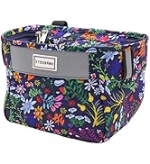 Kids Bike Basket,Bicycle Basket Front, Cute Front Frame Handlebar Bag with Reflective Straps Two ...