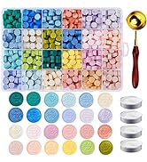 Morandi Assorted Color Wax Seal Beads - 24 Colors Sealing Wax Beads for Making Wax Seals, Decor f...