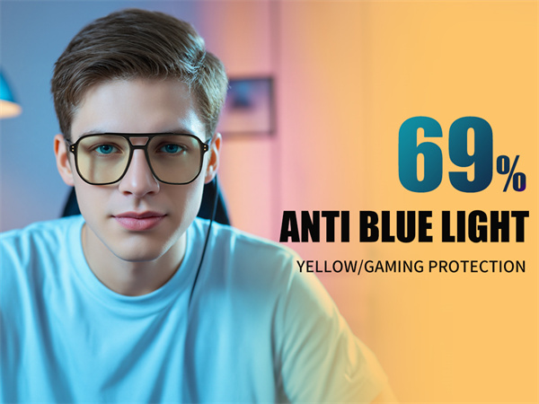 FEISEDY Gaming Blue Light Blocking Glasses for Woman Men Fashion Computer Eyeglasses G2835