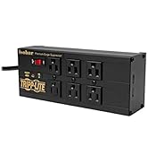 Tripp Lite Isobar 6 Outlet Surge Protector Power Strip with 2 USB Charging Ports,10ft Long Cord,R...