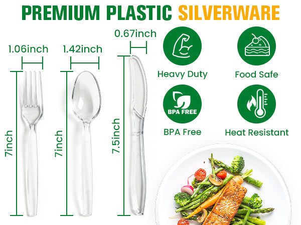 plastic silverware