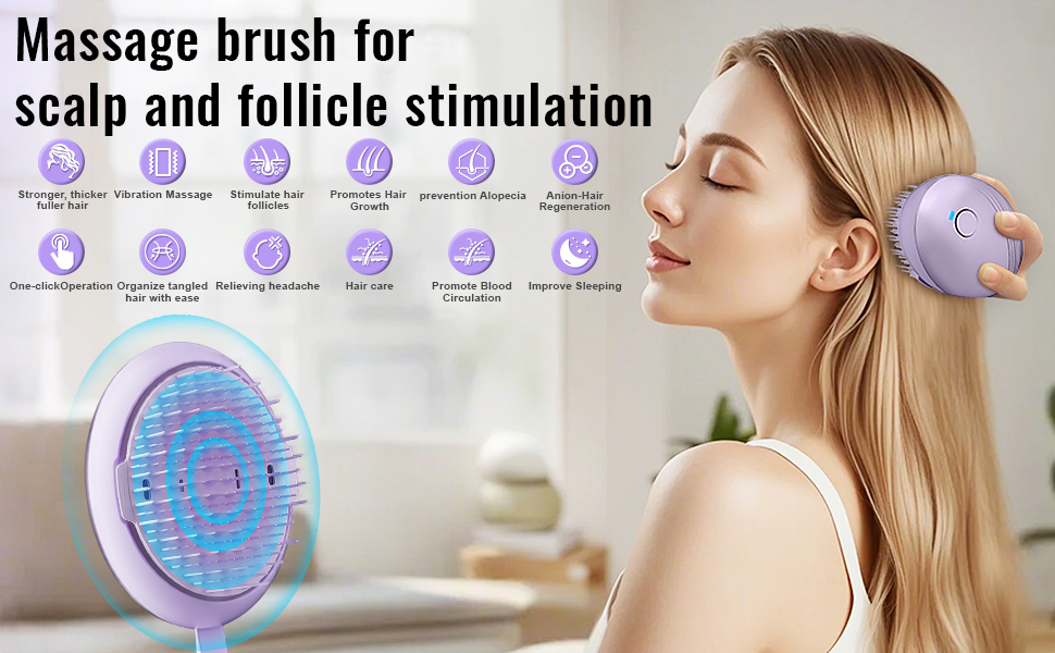 head massager scalp stress relax hair massager scalp for hair growth