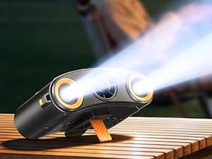 waist fan with light