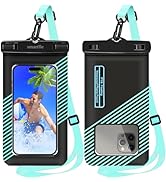 smartlle Floating Waterproof Phone Holder Pouches Cases Covers, IPX8 Cell Phone Water Protectors ...