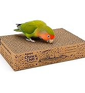 Bird Platform, Parrot Toy-Medium (Kraft Brown, Medium)