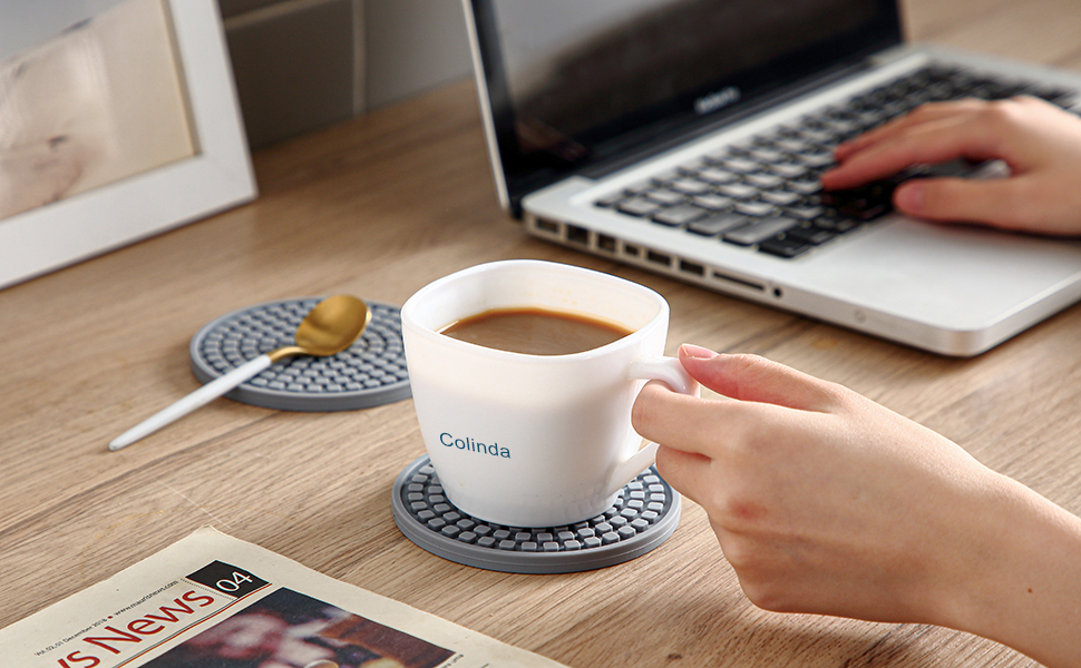silicone cup coaster