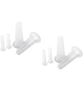 BWESOO 8Pcs Transparent Massage Cupping Set Silicone Mini Facial Cups Face Massager Helper Skin C...