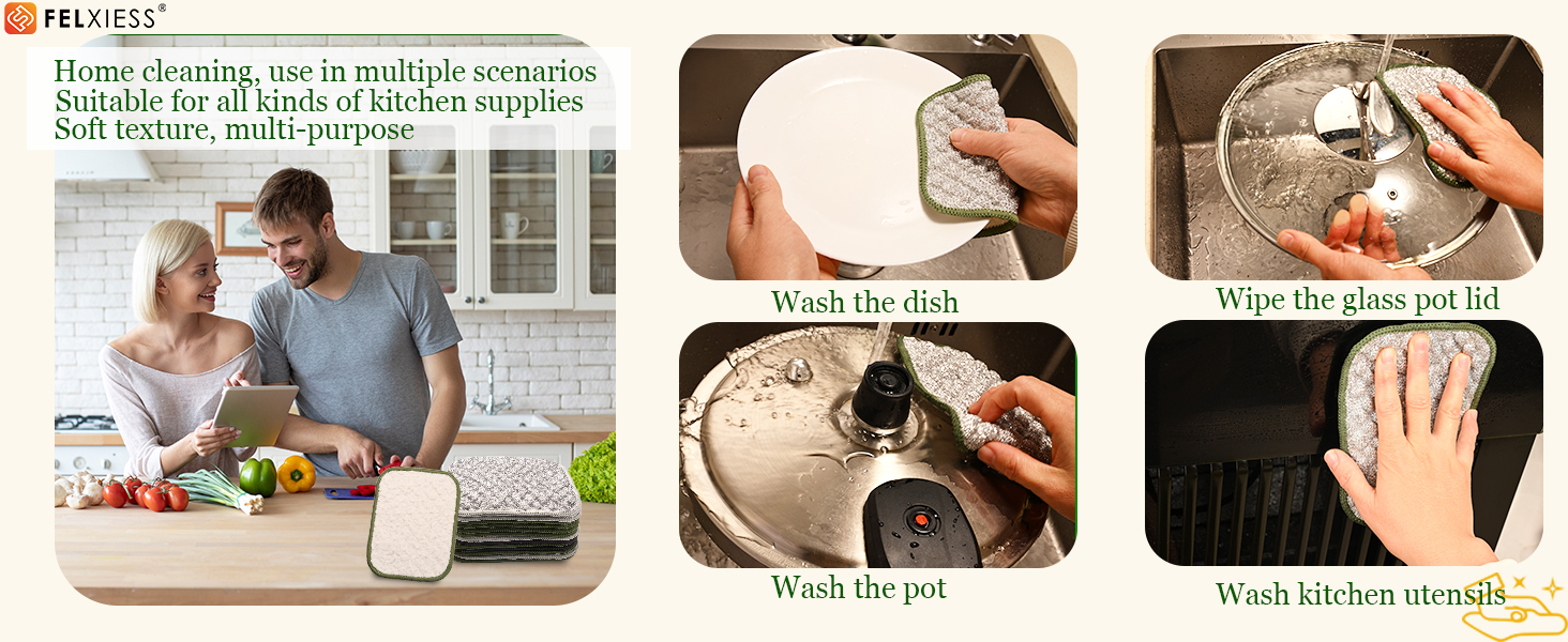 mesh rags for cleaning