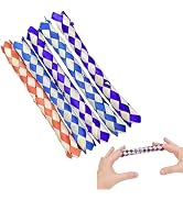 5 Pcs Classic Chinese Finger Traps Bamboo Birds Foraging Props Assorted Colors PET Bird Chew Clas...