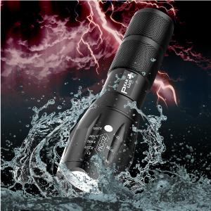 rechargeable led tactical flashlight handheld bright 1000 2000 lumen battery charger high power