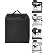 EiiJugaloo Espresso Machine Cover Latte Maker Cover Heavy Duty Heat-Resistant Waterproof Nylon Ca...