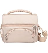 Bentgo Deluxe Lunch Bag - Durable and Insulated Lunch Tote with Zippered Outer Pocket, Internal M...