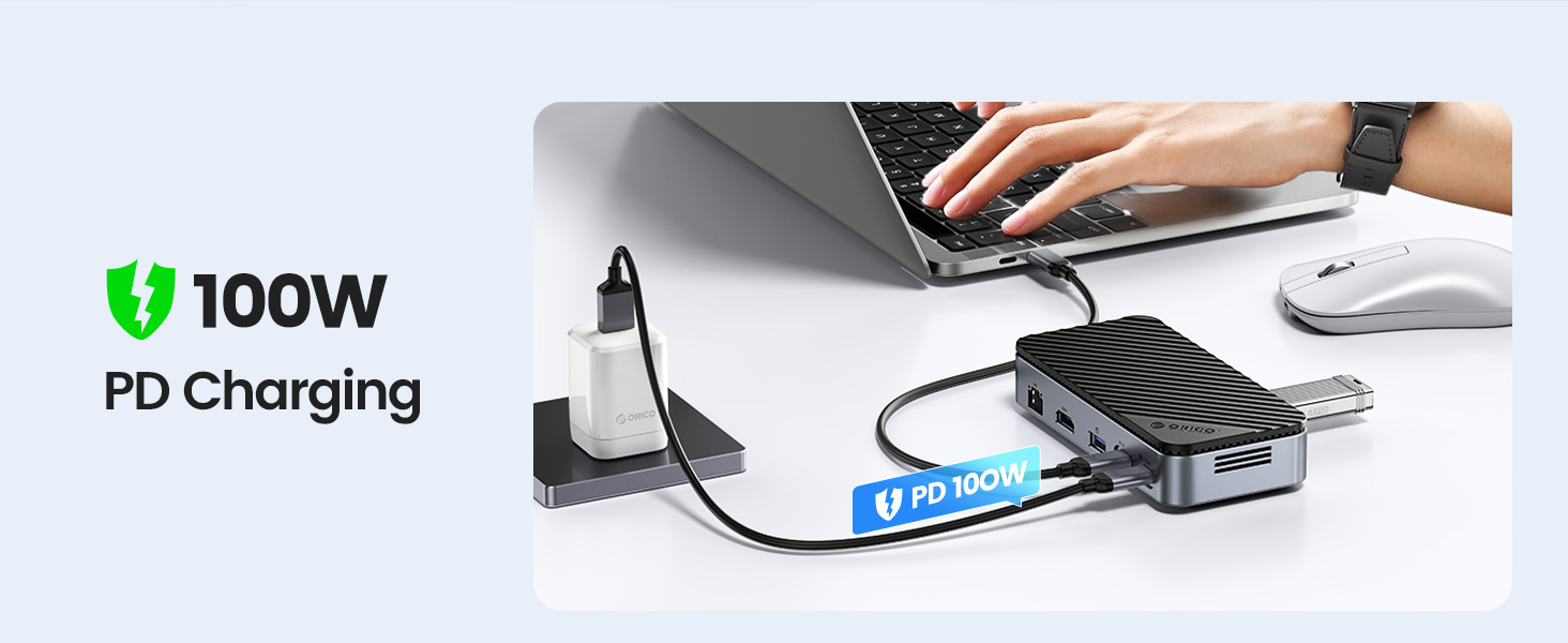 USB C Hub with M.2 Enclosure