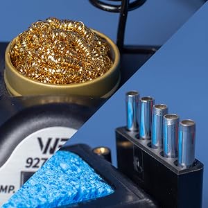 close- upf of brand WEP 927-IV soldering station YIHUA Manufacturer