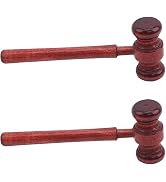 2Pcs Wood Judge Gavels Auction Court Gavels Wooden Judge Hammers Wood Hammer Props Judge Costume ...