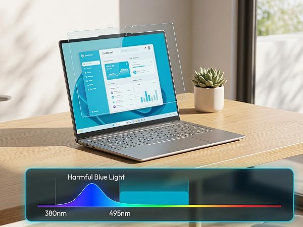Anti blue light screen protector