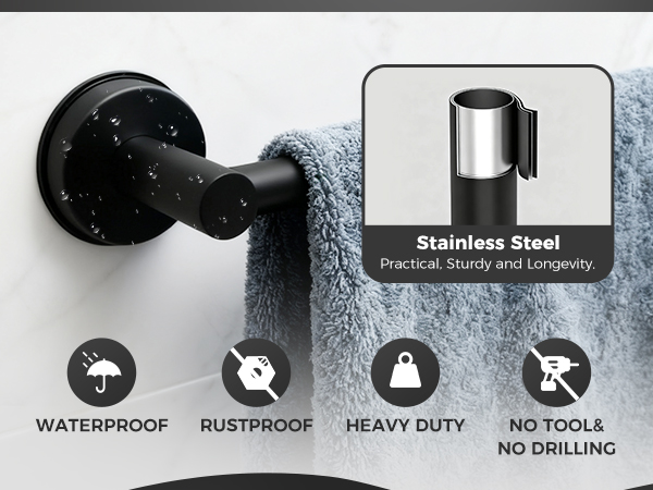 towel rack,towel racks for bathroom,suction cup towel bar