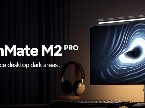 The light placed at the top of the monitor