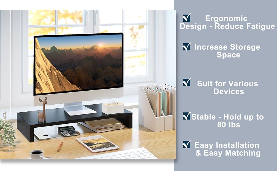 monitor stand riser