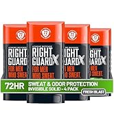 Right Guard Xtreme Defense Invisible Solid Antiperspirant Deodorant, Fresh Blast Scent - 5-in-1 D...
