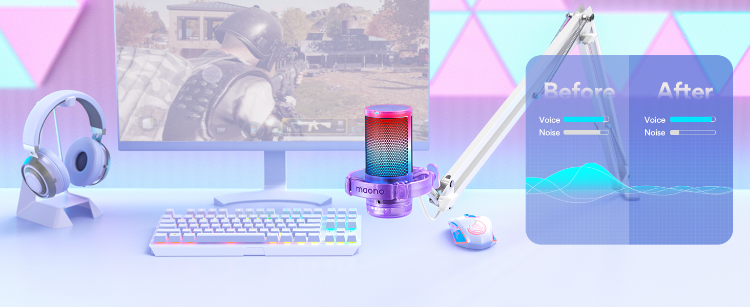 PC gaming microphone