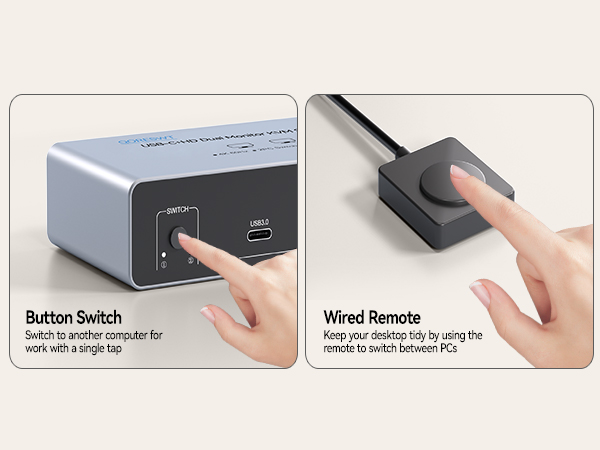 KVM Switch 2 Monitors