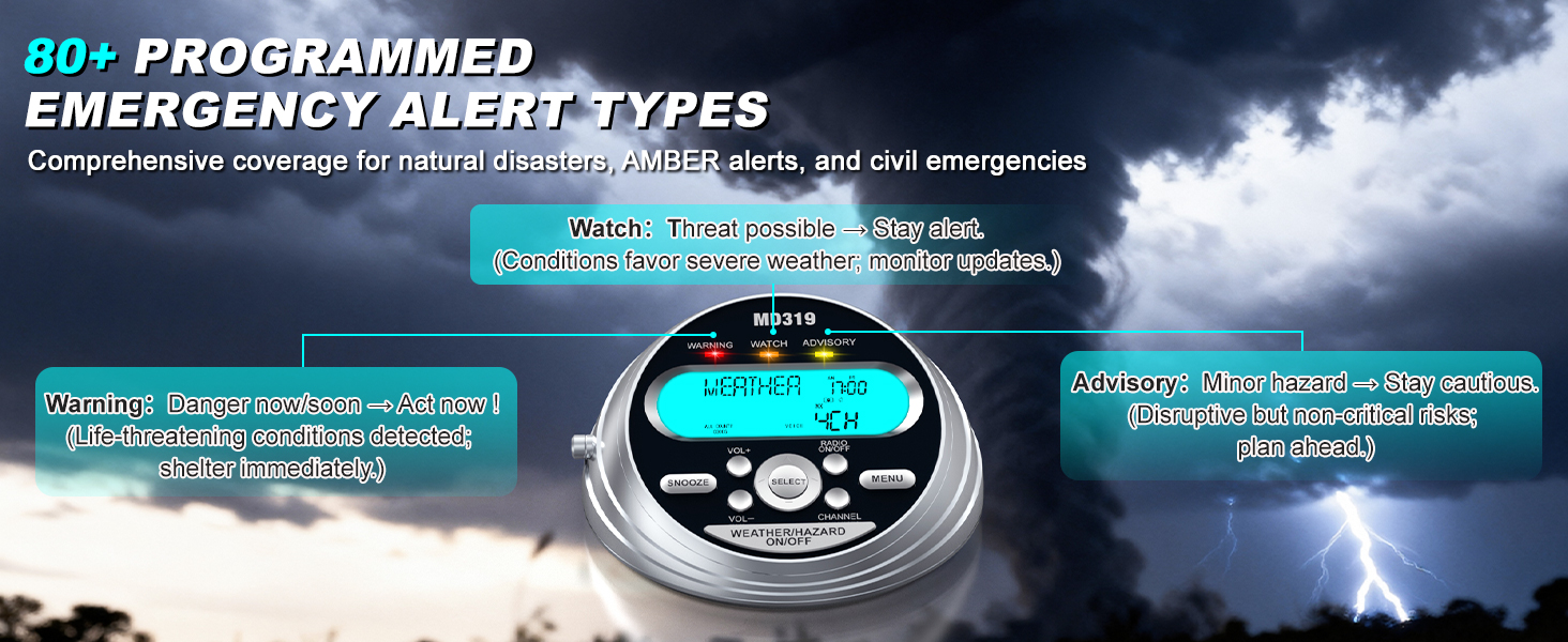 noaa weather alert radio for home