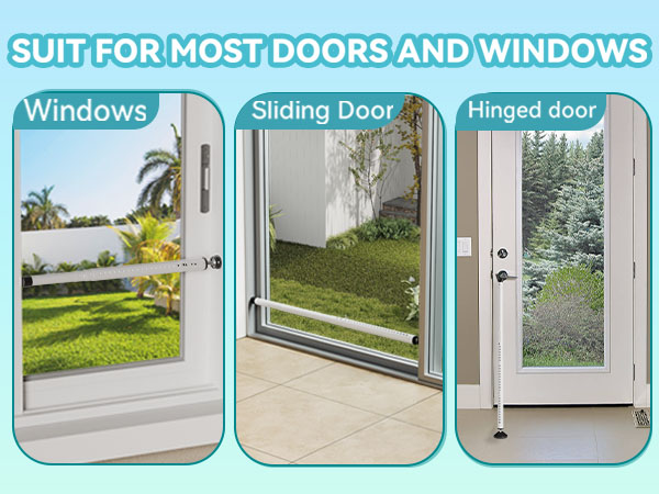 2-in-1 Sliding Door Safty Bar and Window Safty Bar