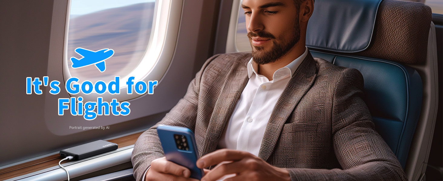 Good for Flights small portable charger